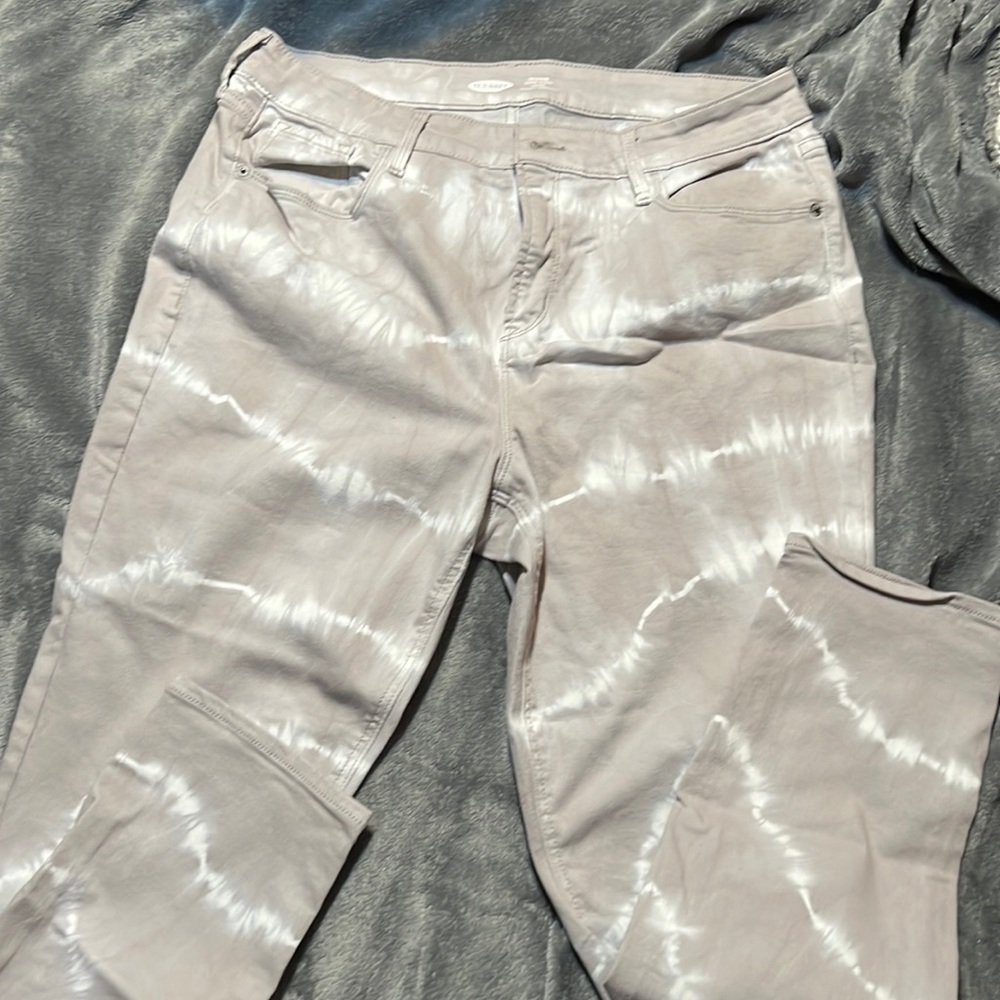 Rockstar super skinny high rise tie dye jeans 16 NWOT